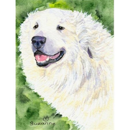Carolines Treasures Carolines Treasures SS8981CHF 28 x 40 In. Great Pyrenees Flag Canvas; House Size SS8981CHF